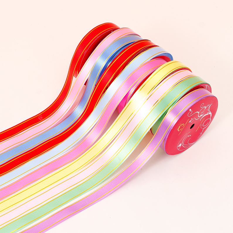 Solid color Gold ribbon
