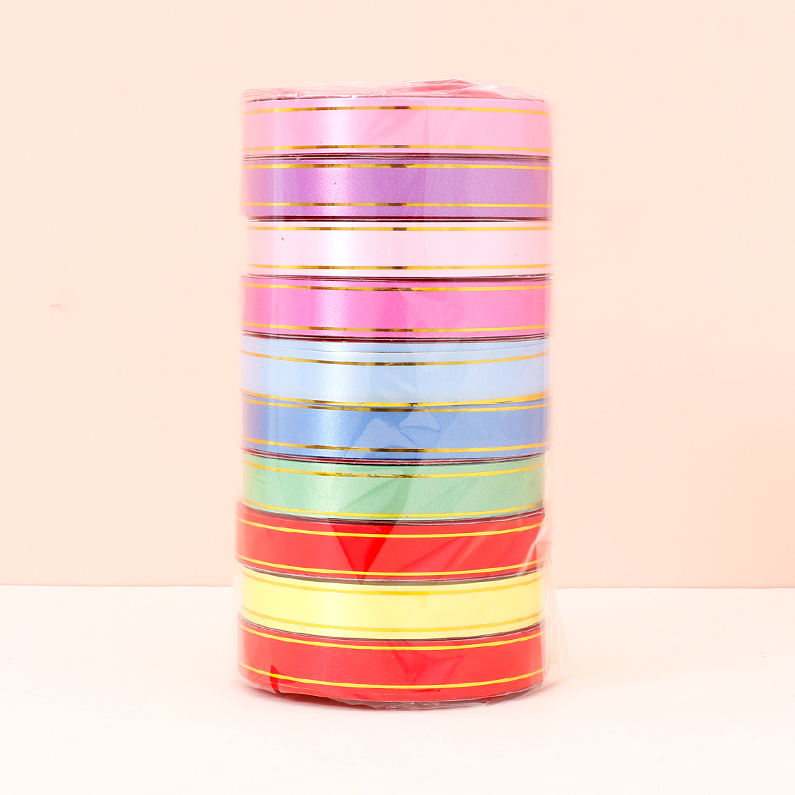 Solid color Gold ribbon