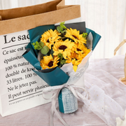 Artificial Yellow Sunflowers Bouquet