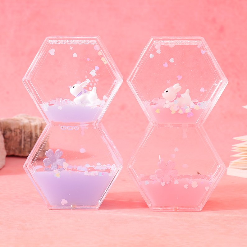 Romantic Flower Series Liquid Motion Ornaments