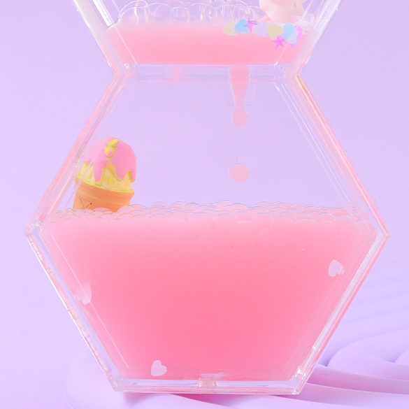 Ice Cream Bunny Liquid Motion Bubbler Timer