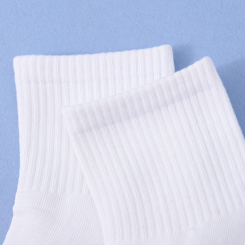 Solid color men's mid-tube socks (3 Pairs)