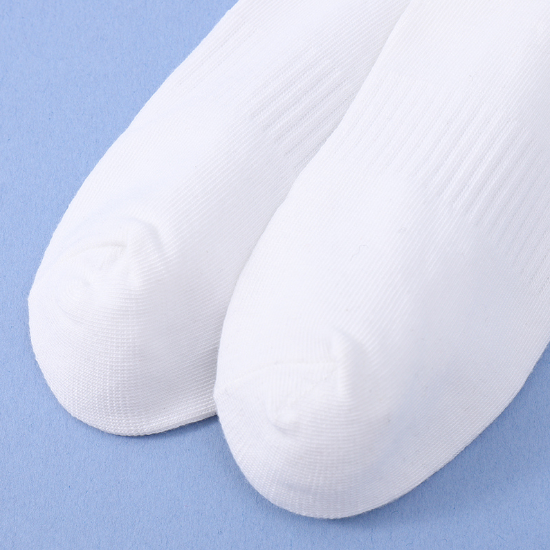 Solid color men's mid-tube socks (3 Pairs)