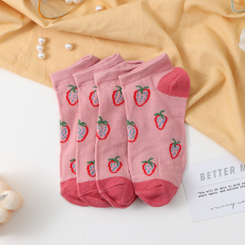 2 pairs of women's Fruit Pink socks (mixed)