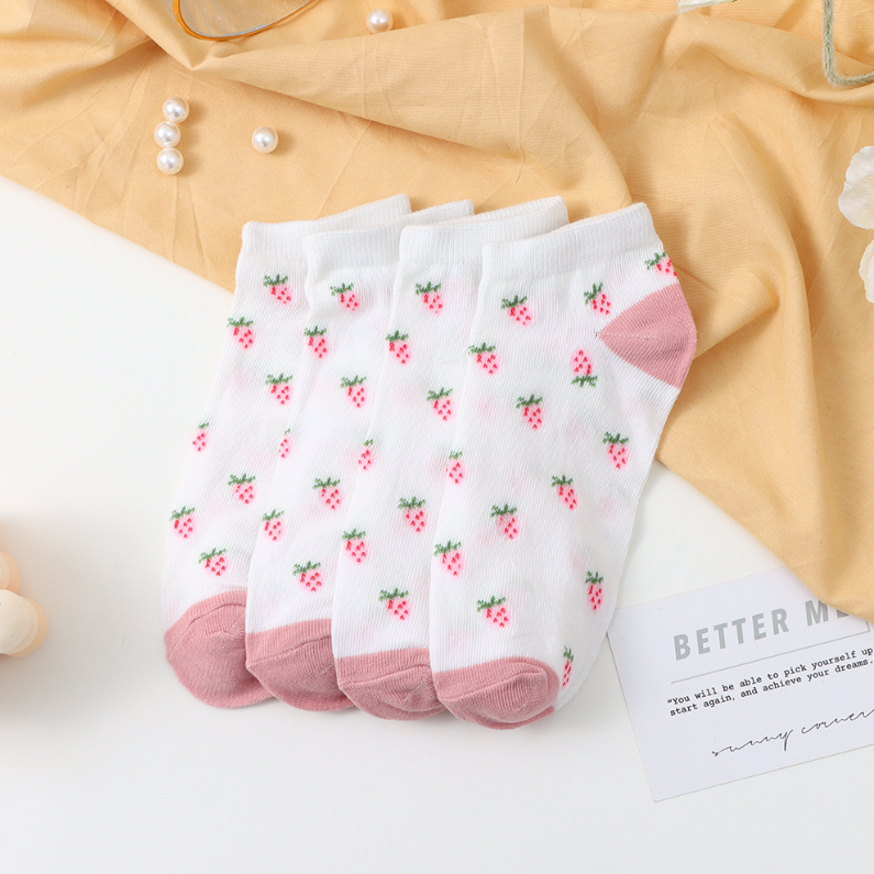 2 pairs of women's Fruit Pink socks (mixed)