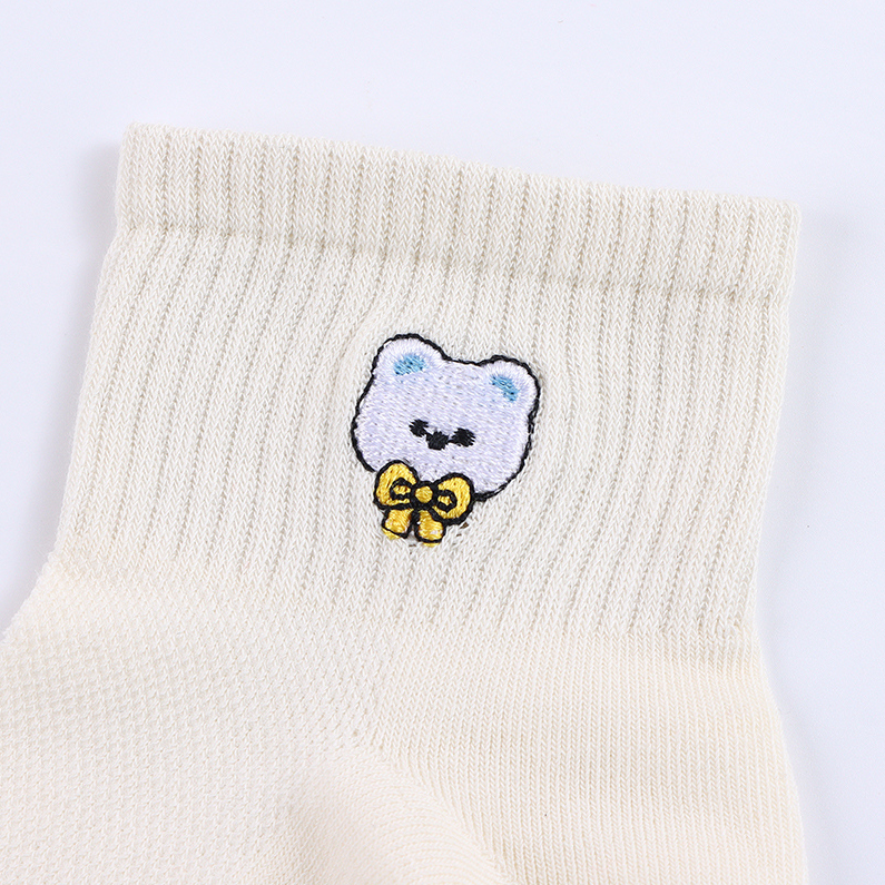 Bow Tie Bear Women's Socks (2 pairs)