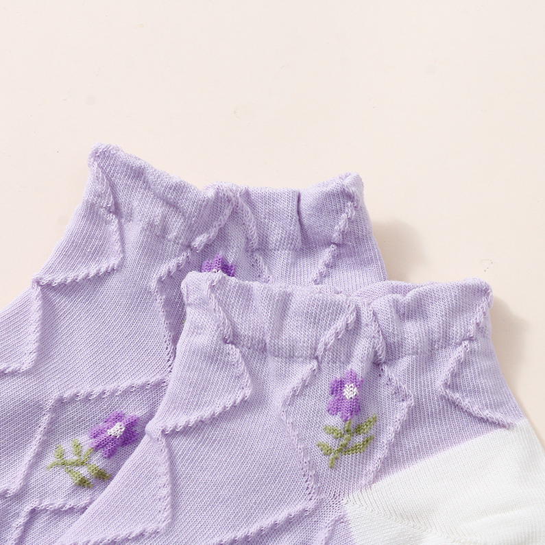 Purple series Women's socks (two pairs)