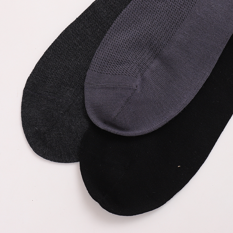 Happy iron print mesh men's socks