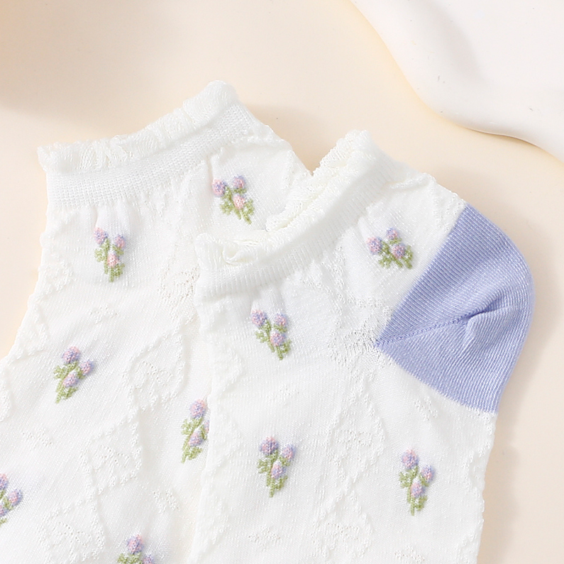 Blue Reverse knit series women's socks (two pairs)