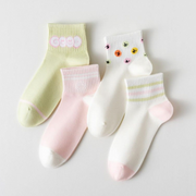 2 pairs of American Preppy Comfort Couple Socks (Mixed color