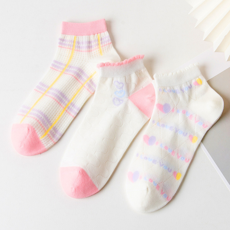 2 pairs of Plaid Art Comfort Women's Socks (Mixed colors)