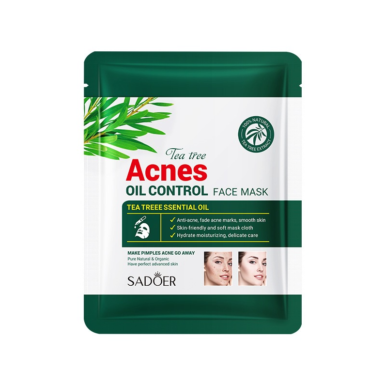 SADOER Tea Tree Anti-Acne Oil Control Facial Mask 25g