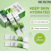 SADOER Aloe Good Night Gel Mask 4ml(0.1fl.oz.)x20PCS