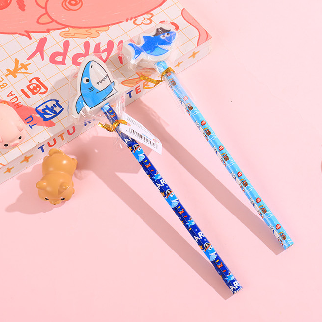 Shark Sailing diary pencil set