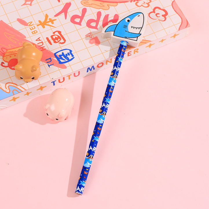 Shark Sailing diary pencil set