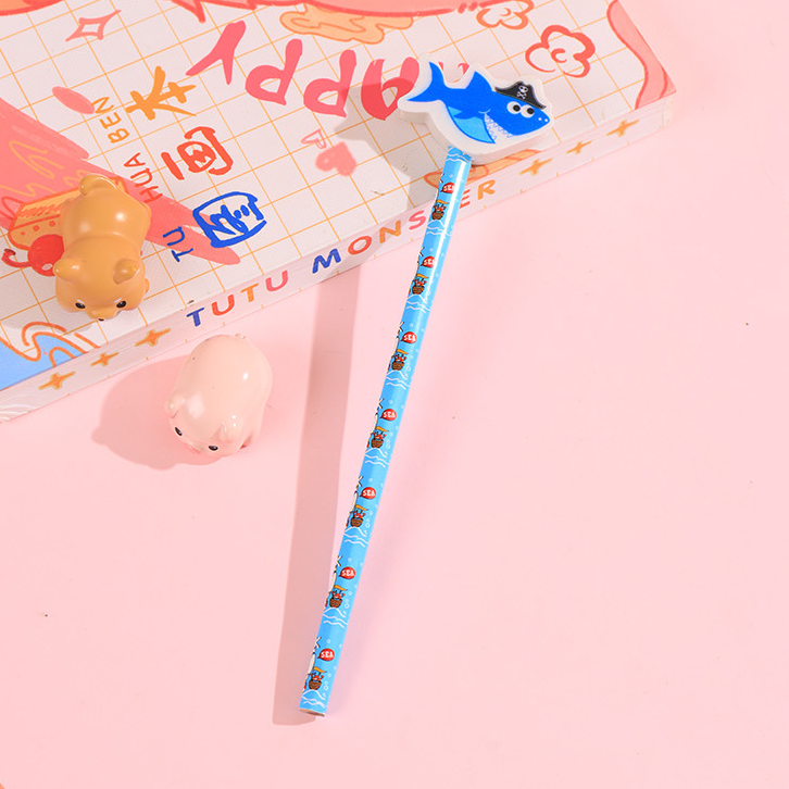 Shark Sailing diary pencil set