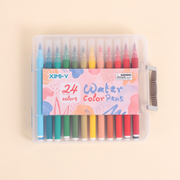 24 color box watercolor pens