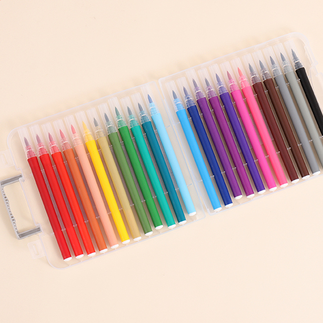 24 color box watercolor pens