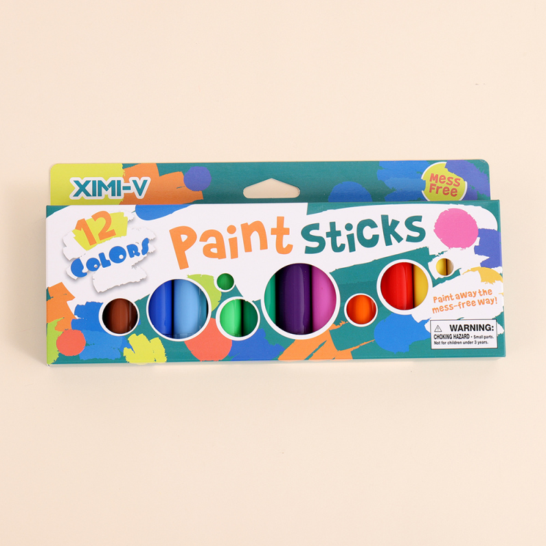 12 color oil painting stick crayon