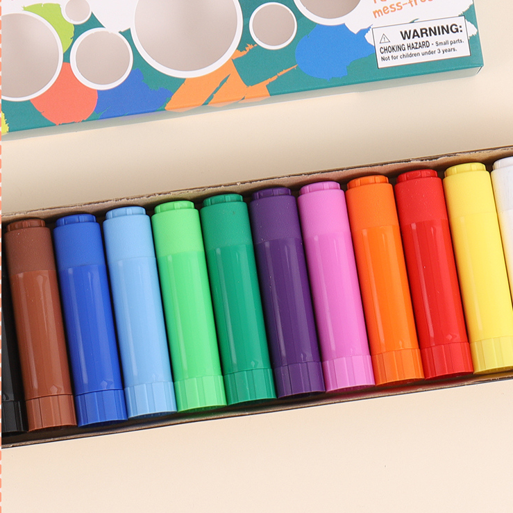 12 color oil painting stick crayon