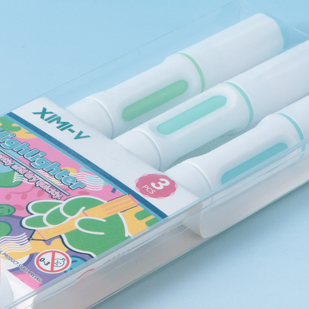 Green highlighter three sets
