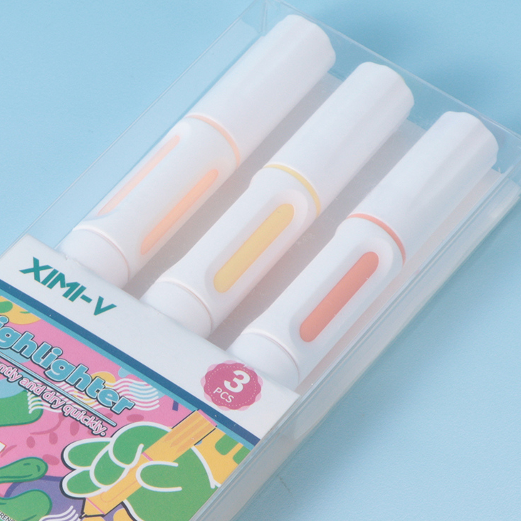 Yellow highlighter three sets