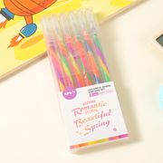 Colorful Spiral Cap Pen Set (Glitter)