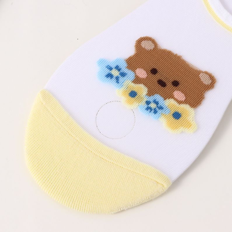 Red Panda Series Cassie Ladies Invisible Socks (two pairs)