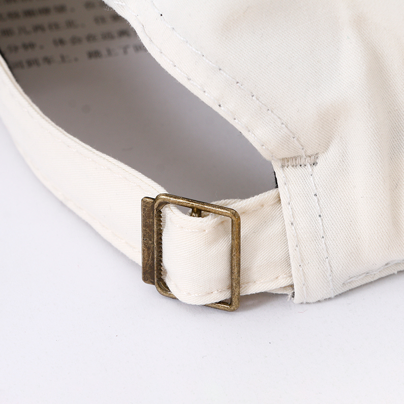 Color-coded baseball cap - beige white