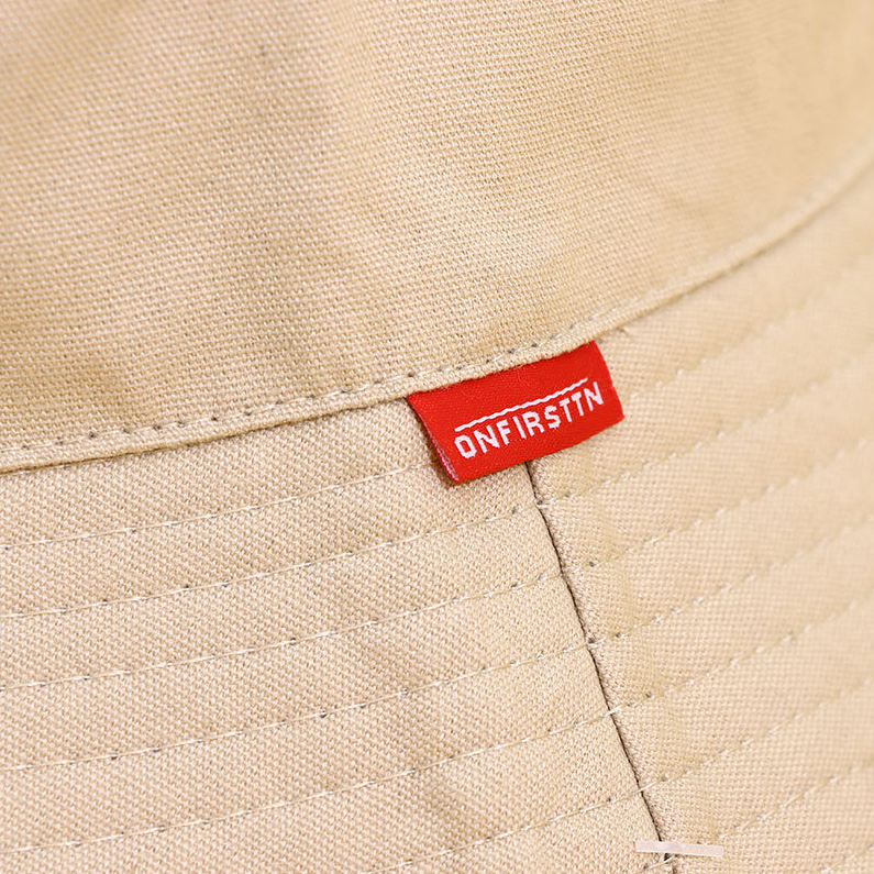 Double checked Fisherman's Hat (Beige)