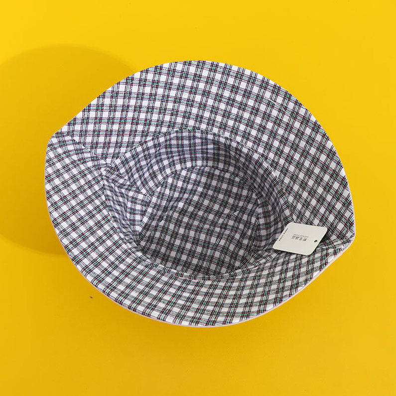 Double checked Fisherman's Hat (Beige)