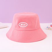 nice colored labeled Fisherman's hat - pink
