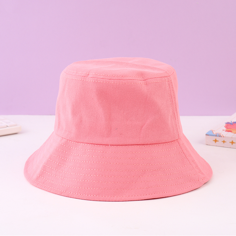 nice colored labeled Fisherman's hat - pink