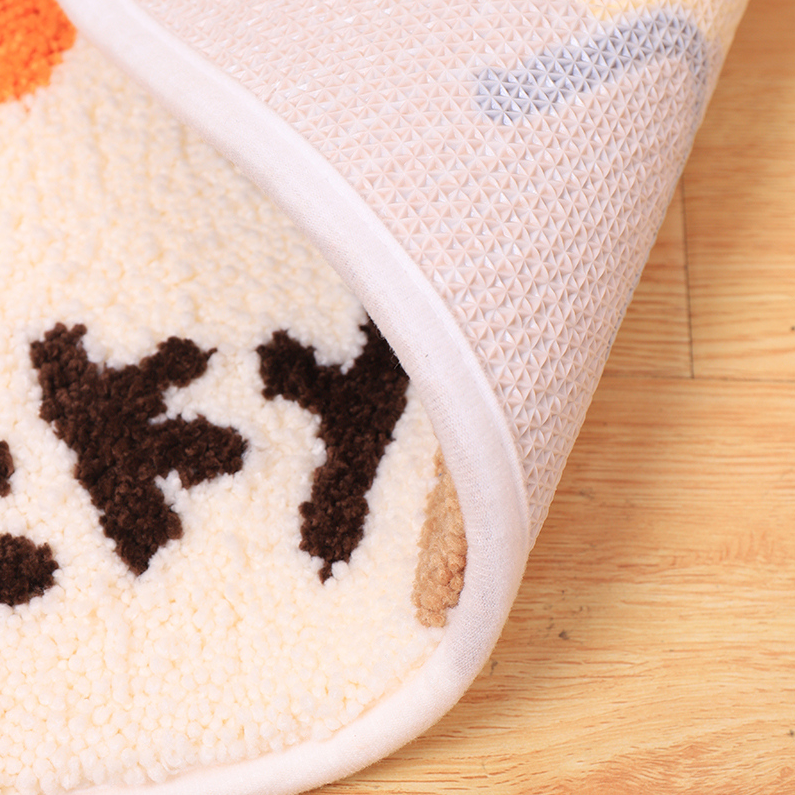 Cute and fun cat water-absorbing floor mat