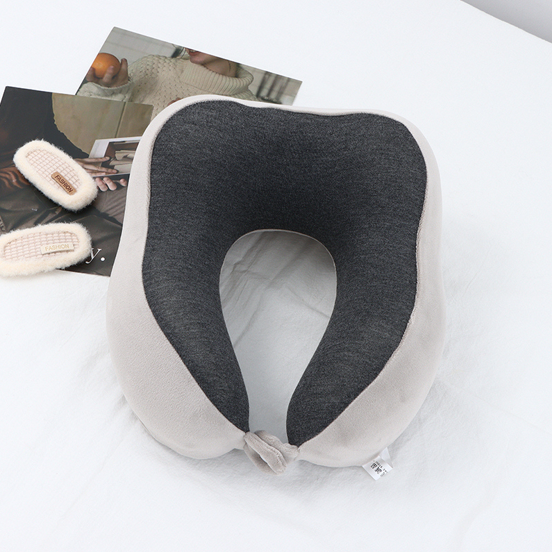 Color matching simple hump memory cotton U-shaped pillow