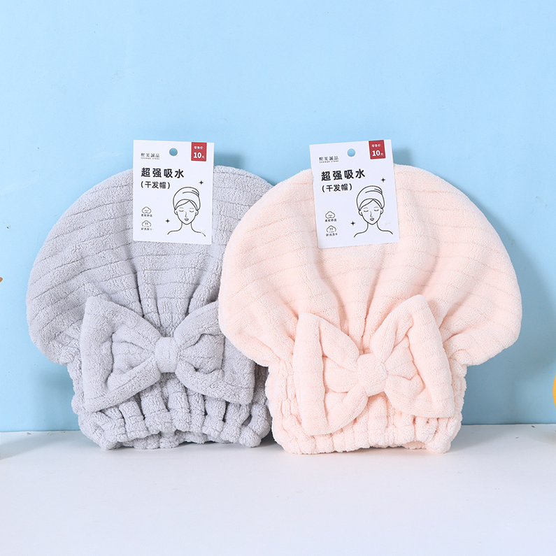 Striped princess dry hair cap