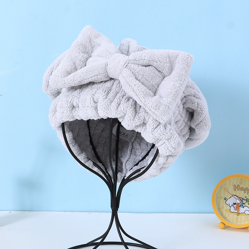 Striped princess dry hair cap