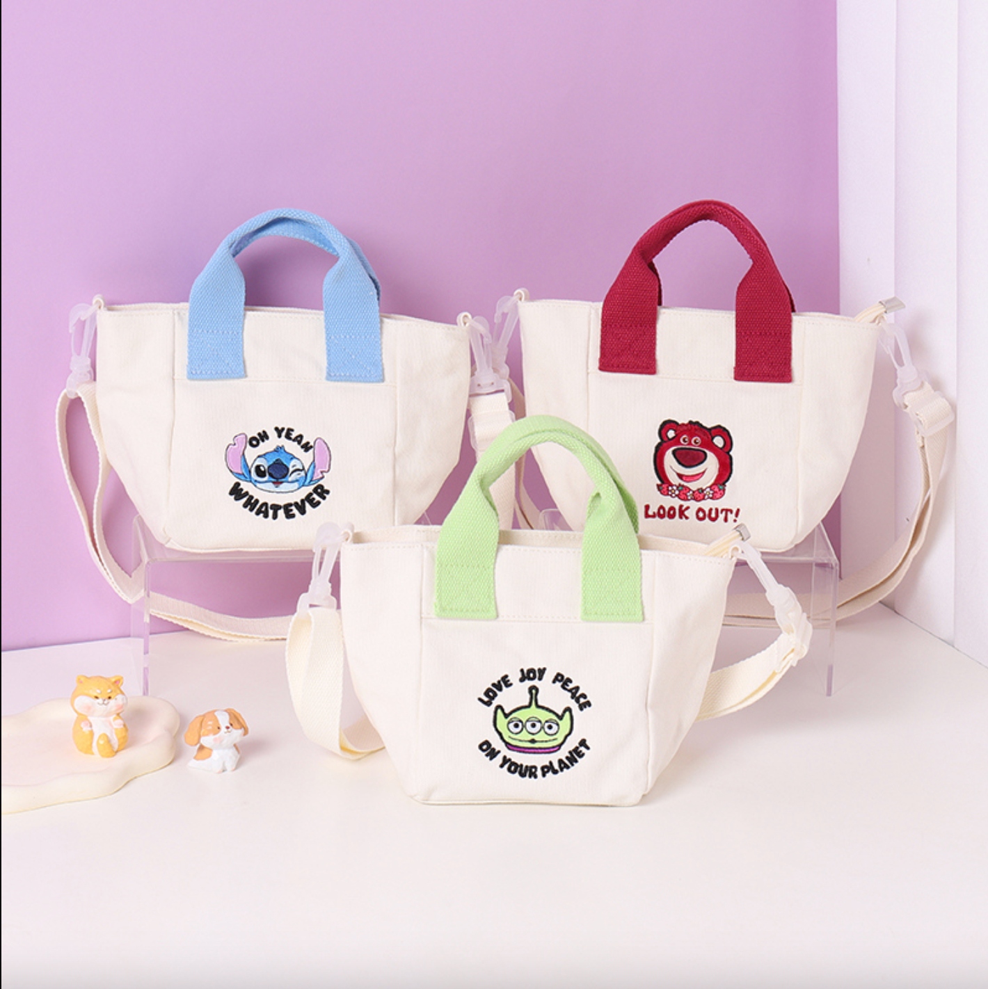 Pixar crossbody small square bag