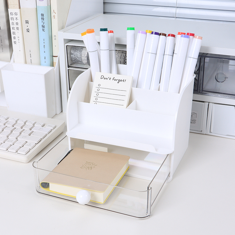 Large desktop step storage box