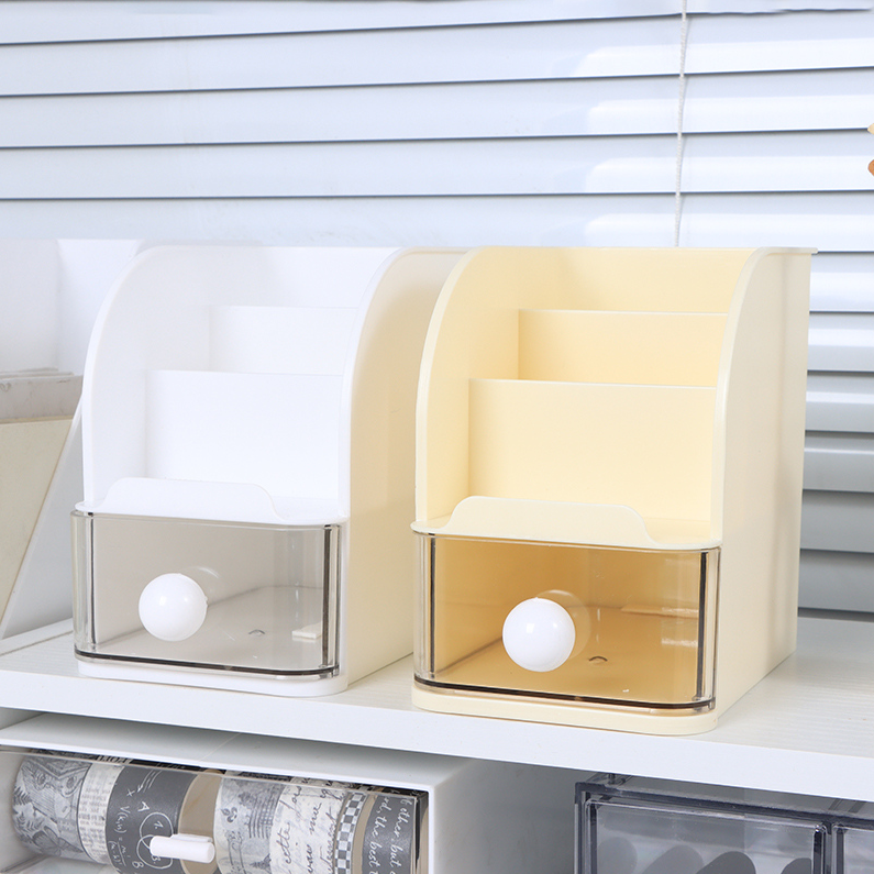 Desktop stepped small storage box