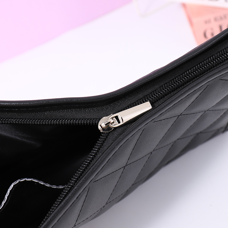 Simple diamond-shaped official document makeup bag