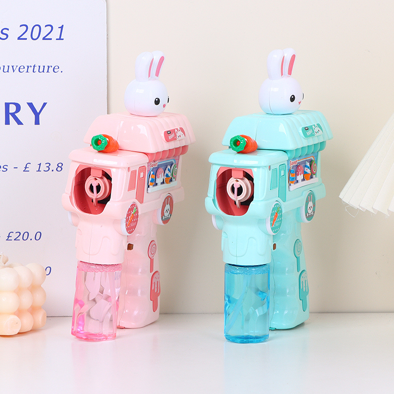 Cute rabbit dessert cart bubble gun
