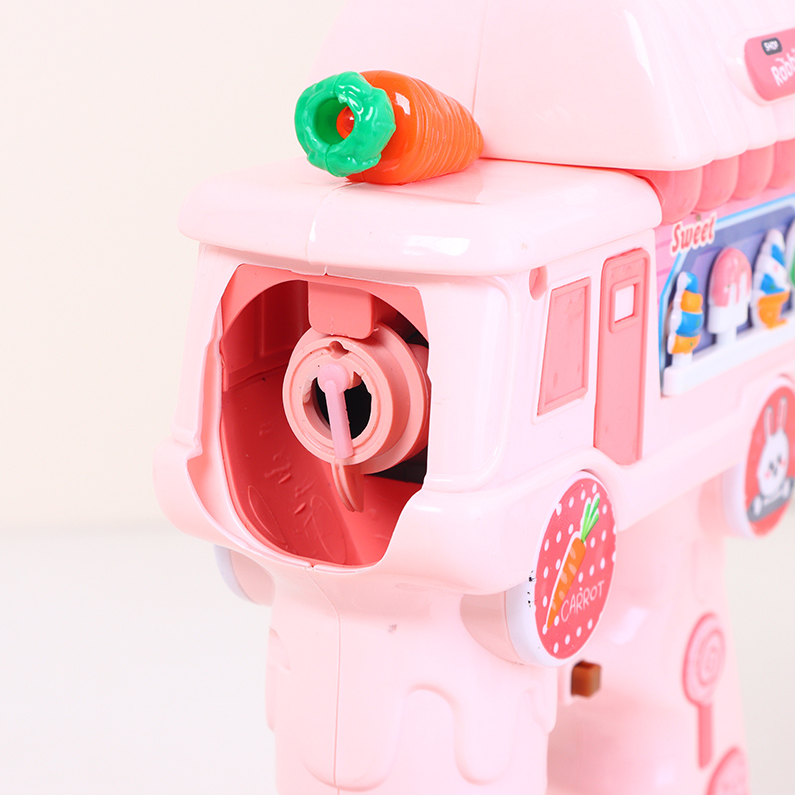 Cute rabbit dessert cart bubble gun