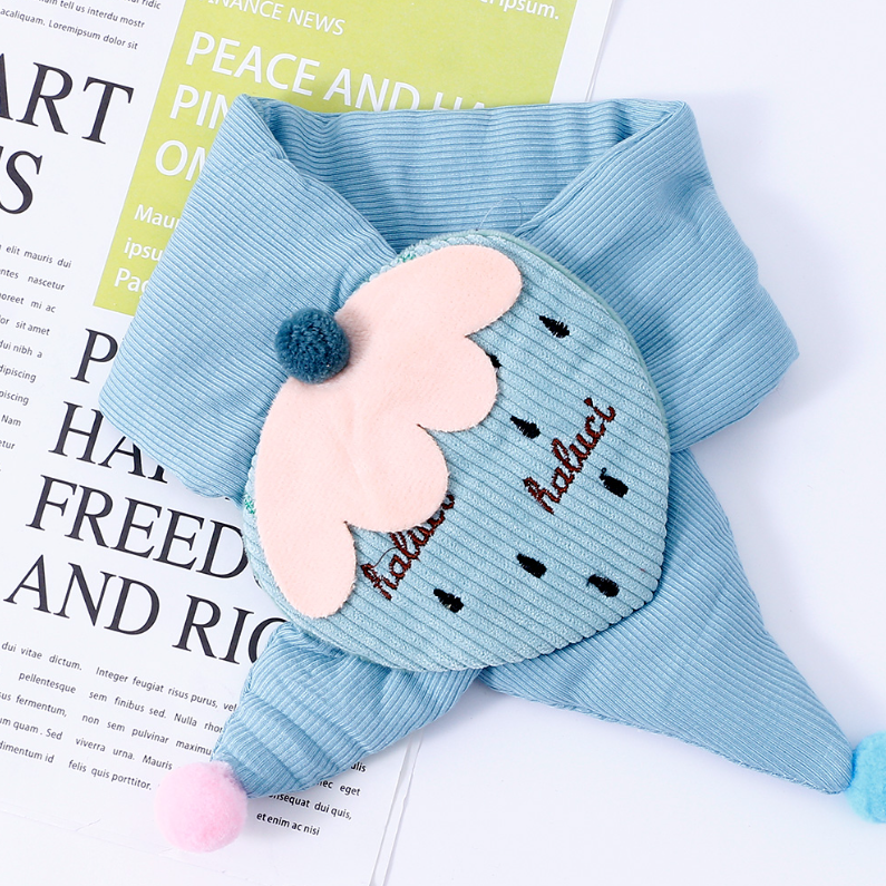 Cute Strawberry Children's Scarf (Mixed colors)