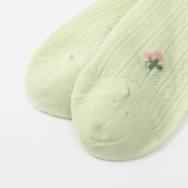 2 pairs of lovely Jacquard-wood ear children's socks 9-12Y