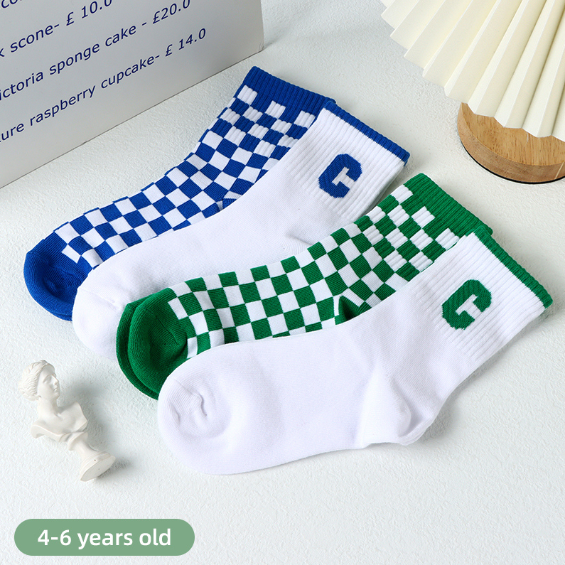 Two pairs of Cool Kids Socks (4-6Y)(Mixed colors)