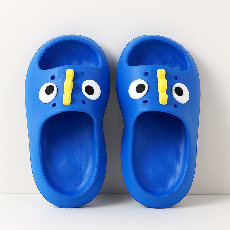 Funny Series Q-Elastic soft children's slippers (blue 190mm)