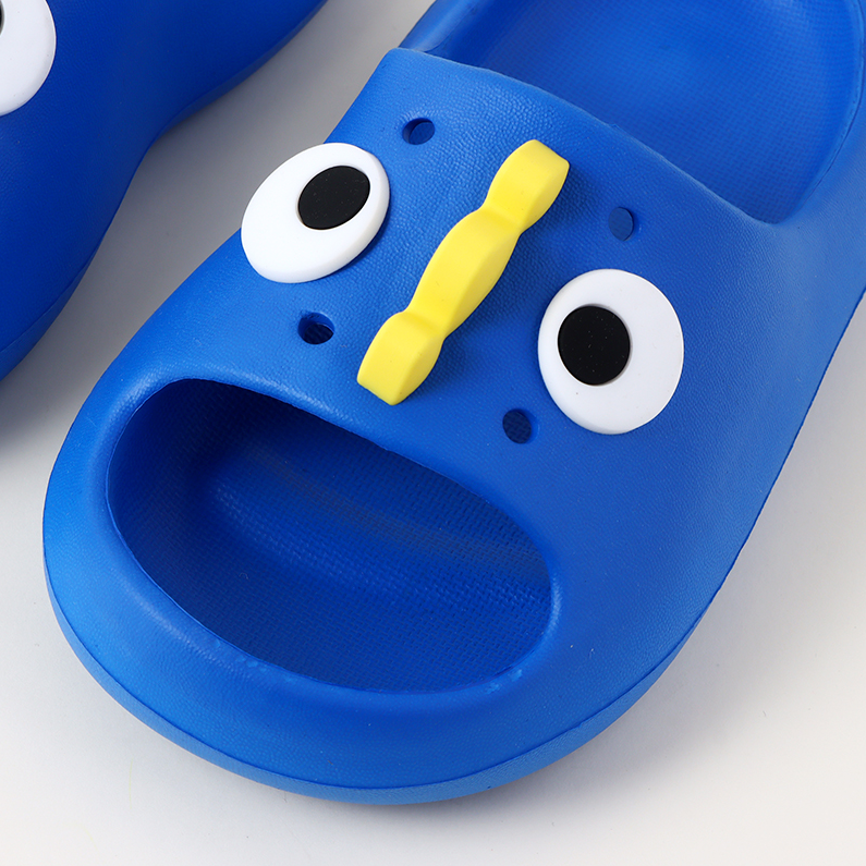 Funny Series Q-Elastic soft children's slippers (blue 190mm)