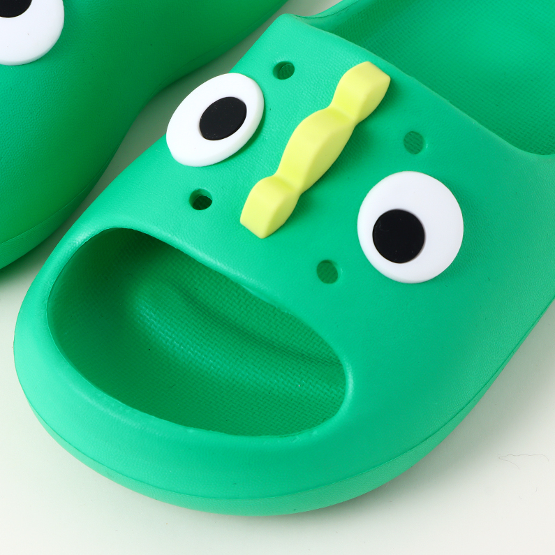 Funny series Q-Elastic soft children's slippers (green 180mm