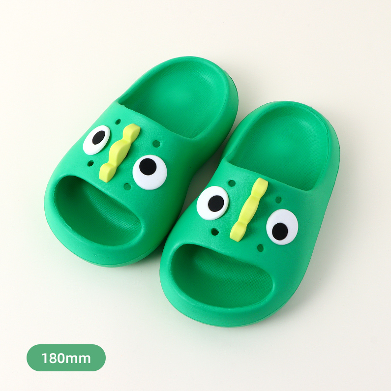 Funny series Q-Elastic soft children's slippers (green 180mm